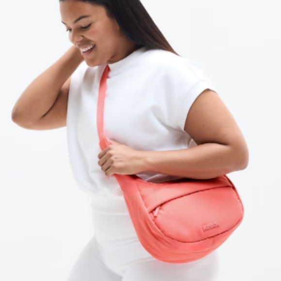 Athleta Handbags - Athleta SMALL Mimosa Pink All About Crossbody Hobo Bag